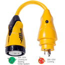 Marinco P30-503 EEL 50A-125V Female to 30A-125V Male Pigtail Adapter - Yellow [P30-503] - Wholesaler Elite LLC