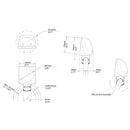 Scanstrut Scanpod Single Instrument Pod Rail Mount - Cut f/Standard Instrument - Fits 1" - 1.33" Rails [SPR-1I-RM] - Wholesaler Elite LLC