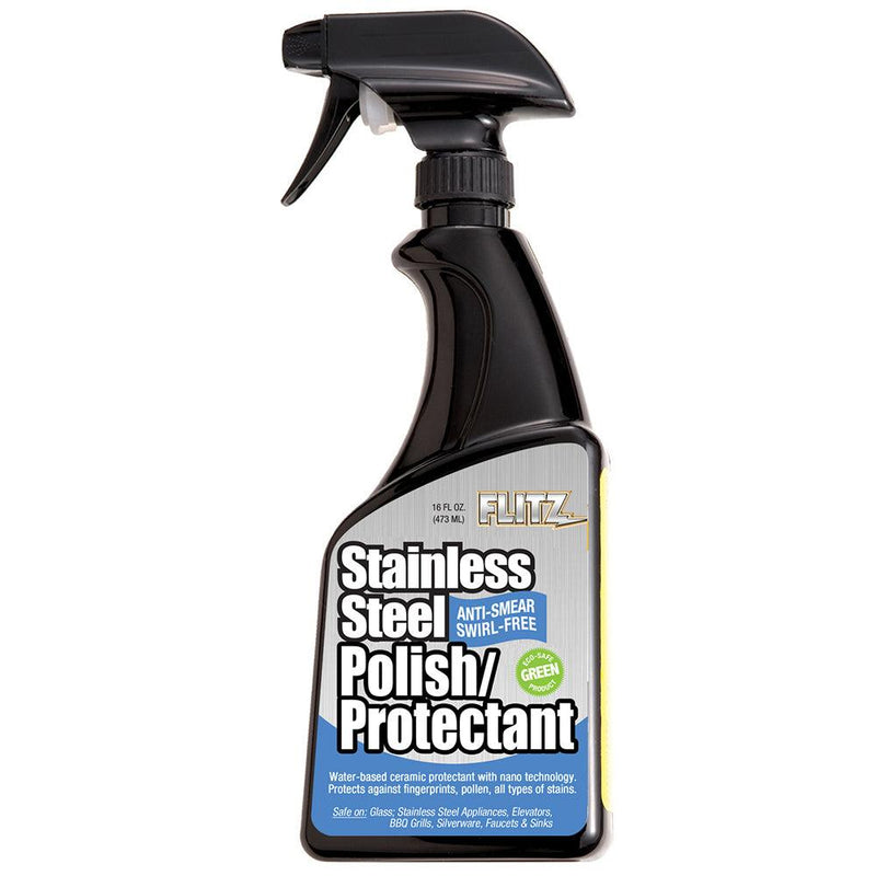 Flitz Stainless Steel Polish/Protectant - 16oz Spray [SS 01306] - Wholesaler Elite LLC