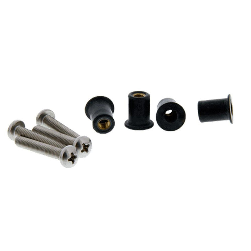 Scotty 133-4 Well Nut Mounting Kit - 4 Pack [133-4] - Wholesaler Elite LLC