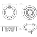Lumitec Shadow - Flush Mount Down Light - Polished SS Finish - 3-Color Red/Blue Non Dimming w/White Dimming [114118] - Wholesaler Elite LLC