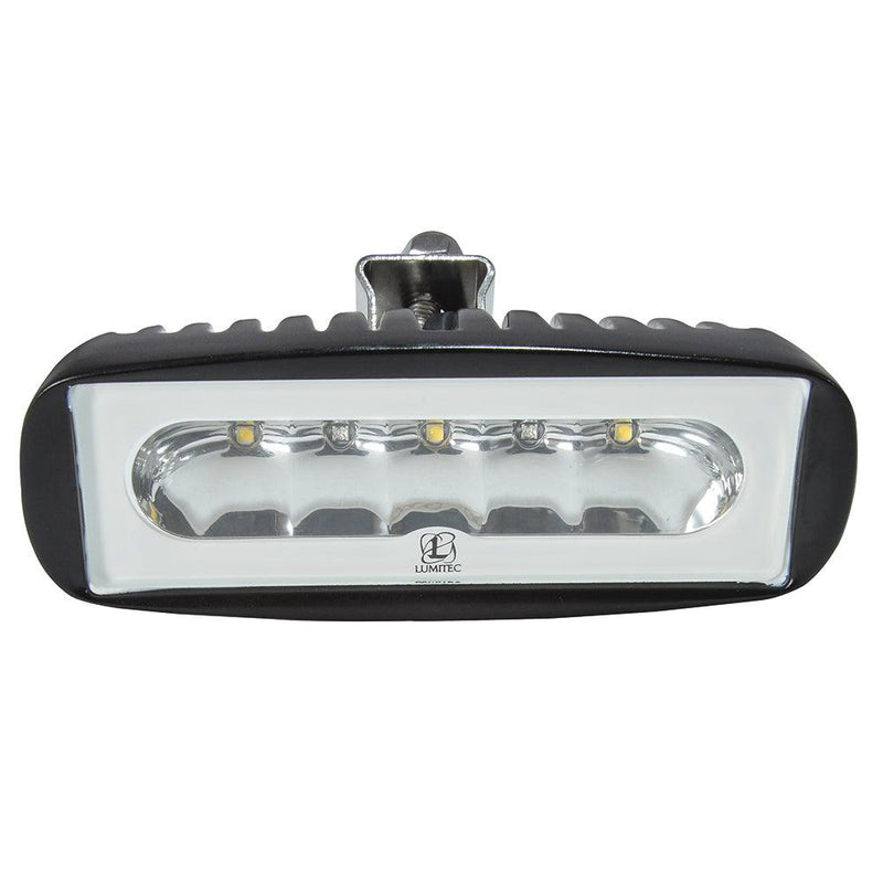 Lumitec Caprera2 - LED Flood Light - Black Finish - 2-Color White/Red Dimming [101218] - Wholesaler Elite LLC