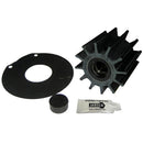 Jabsco Impeller Kit - 12 Blade - Neoprene - 3-" Diameter - Plastic Insert - Double Flat Drive [17370-0001-P] - Wholesaler Elite LLC