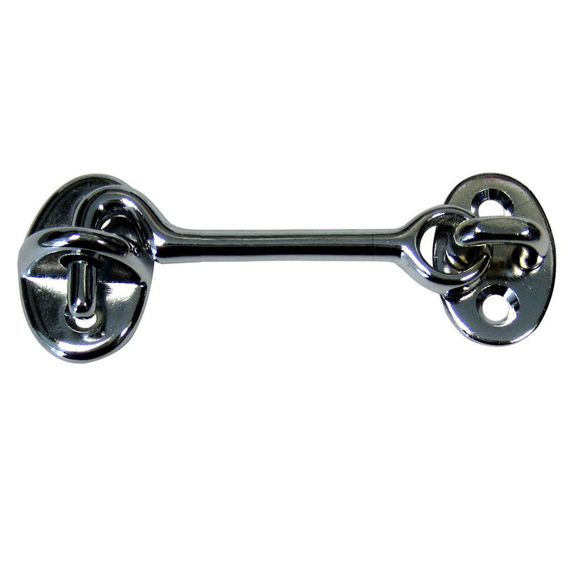 Whitecap Cabin Door Hook - CP/Brass - 3" [S-1402C] - Wholesaler Elite LLC