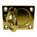 Whitecap Flush Pull Ring - Polished Brass - 2" x 2-1/2" [S-3362BC] - Wholesaler Elite LLC