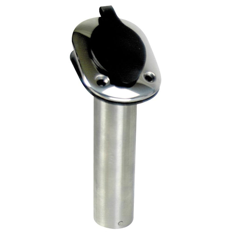 Whitecap 30 Degree Flush Mount Rod Holder - 304 Stainless Steel - 9-1/4" [S-096B] - Wholesaler Elite LLC