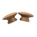 Whitecap Teak Round Drawer Knob - 2" - 2 Pack [60120-A] - Wholesaler Elite LLC