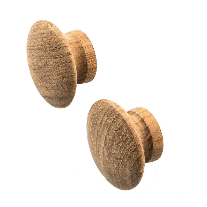 Whitecap Teak Round Drawer Knob - 2" - 2 Pack [60120-A] - Wholesaler Elite LLC