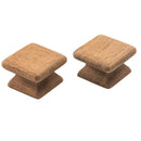 Whitecap Teak Square Drawer Knob - 1-1/8" - 2 Pack [60130-A] - Wholesaler Elite LLC