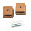 Whitecap Teak Square Drawer Knob - 1-1/8" - 2 Pack [60130-A] - Wholesaler Elite LLC