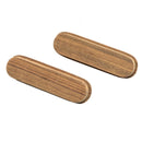 Whitecap Teak Oblong Drawer Pull - 4-1/16"L - 2 Pack [60124-A] - Wholesaler Elite LLC
