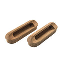 Whitecap Teak Oblong Drawer Pull - 4-1/16"L - 2 Pack [60124-A] - Wholesaler Elite LLC