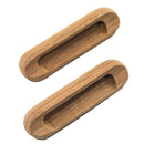 Whitecap Teak Oblong Drawer Pull - 4-1/16"L - 2 Pack [60124-A] - Wholesaler Elite LLC