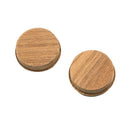 Whitecap Teak Round Drawer Pull - 1-3/8" Round - 2 Pack [60127-A] - Wholesaler Elite LLC