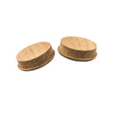 Whitecap Teak Round Drawer Pull - 1-3/8" Round - 2 Pack [60127-A] - Wholesaler Elite LLC