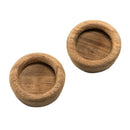Whitecap Teak Round Drawer Pull - 1-3/8" Round - 2 Pack [60127-A] - Wholesaler Elite LLC