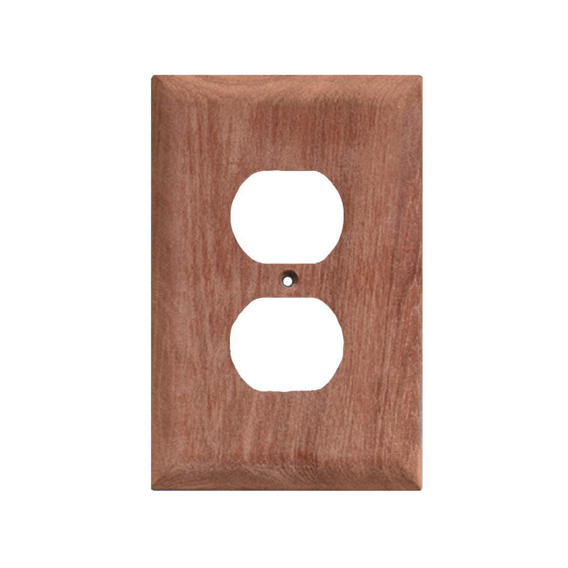Whitecap Teak Outlet Cover/Receptacle Plate [60170] - Wholesaler Elite LLC
