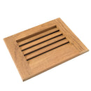 Whitecap Teak Louvered Insert - 7-1/2" x 9-1/8" x 3/4" [60712] - Wholesaler Elite LLC