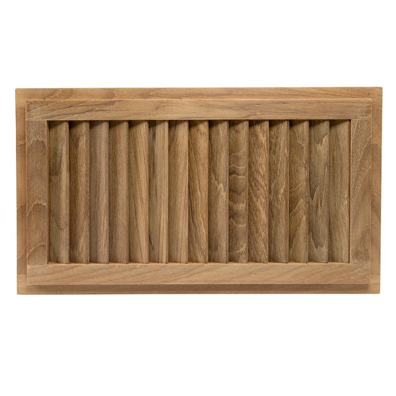 Whitecap Teak Louvered Insert - 16" x 9-1/8" x 3/4" [60710] - Wholesaler Elite LLC