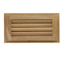 Whitecap Teak Louvered Insert - 6-3/8" x 11-3/16" x 3/4" [60714] - Wholesaler Elite LLC