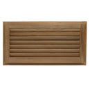 Whitecap Teak Louvered Insert - 9-3/8" x 18" x 3/4" [60716] - Wholesaler Elite LLC