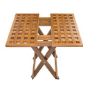 Whitecap Teak Grate Top Fold-Away Table [60030] - Wholesaler Elite LLC