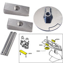Tecnoseal Anode Kit w/Hardware - Mercury Verado 4 - Zinc [20814] - Wholesaler Elite LLC