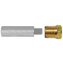 Tecnoseal E00 Pencil Zinc w/Brass Cap [TEC-E00-C] - Wholesaler Elite LLC