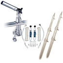 Rupp Z-30 Top Gun Outrigger Kit w/15' Telescoping Poles & Complete Single Line Rigging Kit w/Klickers Release Clips [Z30-TPGN-15T] - Wholesaler Elite LLC