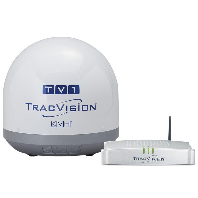 KVH TracVision TV1 w/IP-Enabled TV-Hub Linear Universal Single-Output LNB [01-0366-02] - Wholesaler Elite LLC