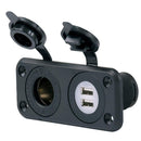 Marinco SeaLink Deluxe Dual USB Charger & 12V Receptacle [12VCOMBO] - Wholesaler Elite LLC