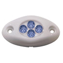 Innovative Lighting Courtesy Light - 4 LED Surface Mount - Blue LED/White Case [004-2100-7] - Wholesaler Elite LLC