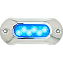 Attwood Light Armor Underwater LED Light - 6 LEDs - Blue [65UW06B-7] - Wholesaler Elite LLC