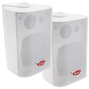 Boss Audio 4" MR4.3W Box Speakers - White - 200W [MR4.3W] - Wholesaler Elite LLC