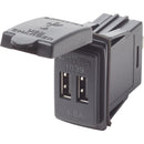 Blue Sea Dual USB Charger - 24V Contura Mount [1039] - Wholesaler Elite LLC