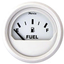 Faria Dress White 2" Fuel Level Gauge (E-1/2-F) [13101] - Wholesaler Elite LLC