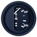 Faria Euro Black 2" Trim Gauge f/ Johnson/Evinrude/Suzuki Outboard [12827] - Wholesaler Elite LLC