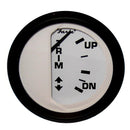 Faria Euro White 2" Trim Gauge f/ Mercury / Mariner /Mercruiser/Volvo DP/ Yamaha 01 and Newer [12916] - Wholesaler Elite LLC