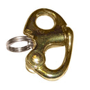 Ronstan Brass Snap Shackle - Fixed Bail - 41.5mm (1-5/8") Length [RF6000] - Wholesaler Elite LLC