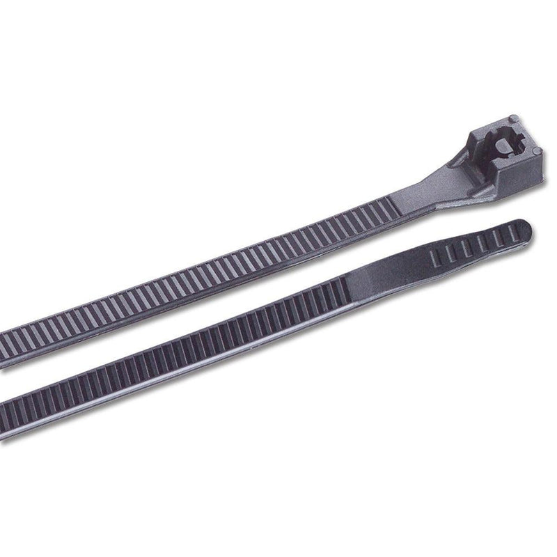 Ancor 14" UV Black Standard Cable Zip Ties - 100 Pack [199215] - Wholesaler Elite LLC