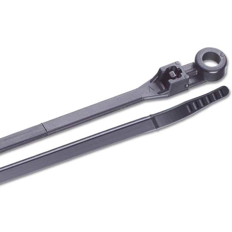 Ancor 14" UV Black Mounting Cable Zip Ties - 25 Pack [199257] - Wholesaler Elite LLC