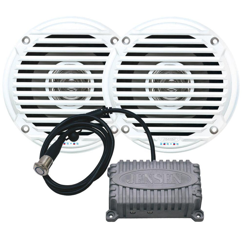 JENSEN CPM50 Bluetooth Package - Amplifier 5" Speakers [CPM50] - Wholesaler Elite LLC