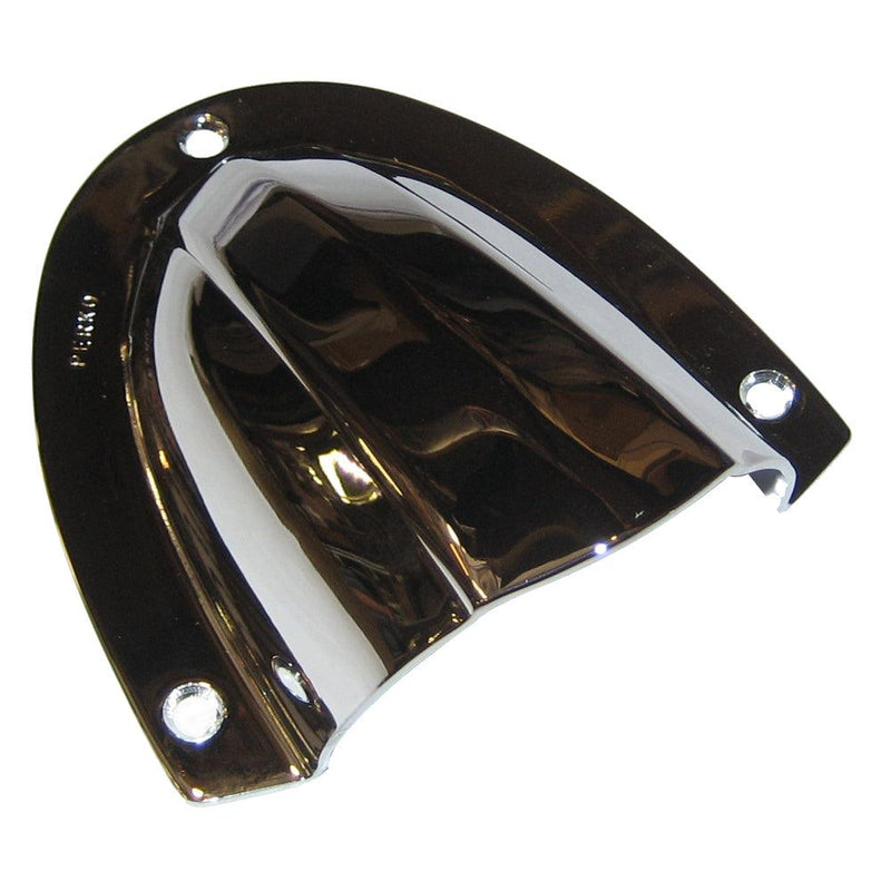 Perko Clam Shell Ventilator - Chrome Plated Brass - 4" x 3-3/4" [0339DP0CHR] - Wholesaler Elite LLC
