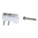 Perko Door Catches - White Nylon/Stainless - Pair [0554DP] - Wholesaler Elite LLC