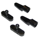 Perko Door Catches - Black Nylon - Pair [0559DP] - Wholesaler Elite LLC