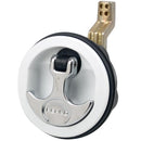 Perko Flush Latch - Surface Mount Offset Cam Bar - 2.5" Hole - White [1092DP1WHT] - Wholesaler Elite LLC