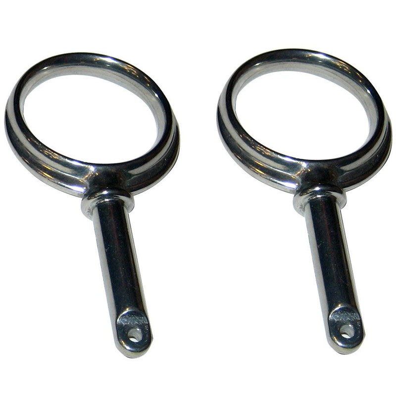 Perko Round Type Rowlock Horns - Plain Zinc [1267DP0ZNC] - Wholesaler Elite LLC