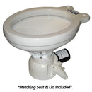 Raritan Sea Era Toilet - Household Style - Remote Intake Pump - Straight 90 Discharge - Smart Toilet Control - 12v [162HR012] - Wholesaler Elite LLC