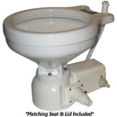 Raritan Sea Era Toilet - Marine Size - Freshwater Solenoid - Straight 90 Discharge - Smart Toilet Control - 12v [162MF012] - Wholesaler Elite LLC