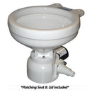 Raritan Sea Era Toilet - Marine Size - Remote Intake Pump - Straight 90 Discharge - Smart Toilet Control - 12v [162MR012] - Wholesaler Elite LLC